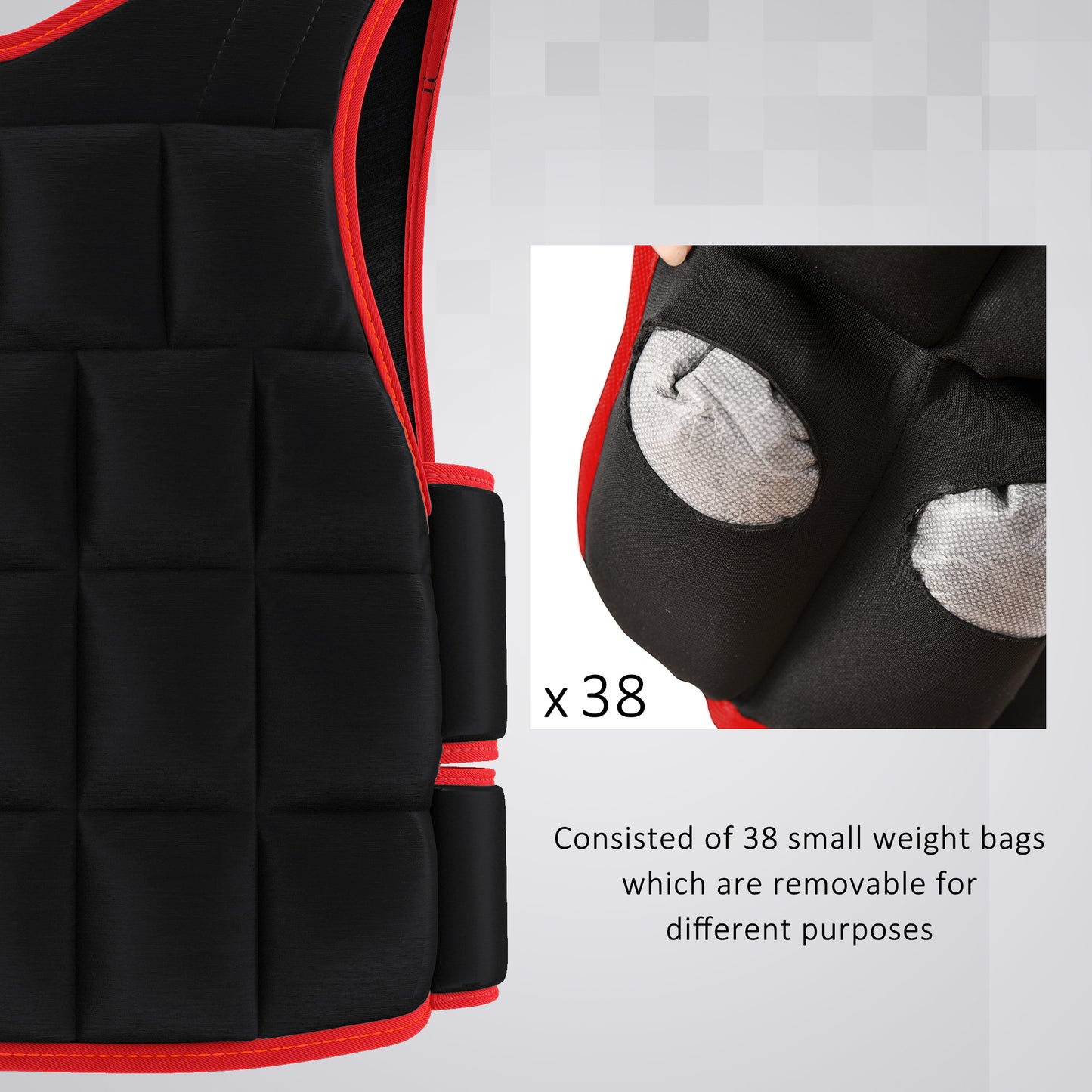 Adjustable Weight Training Vest - 10KG/15KG/20KG