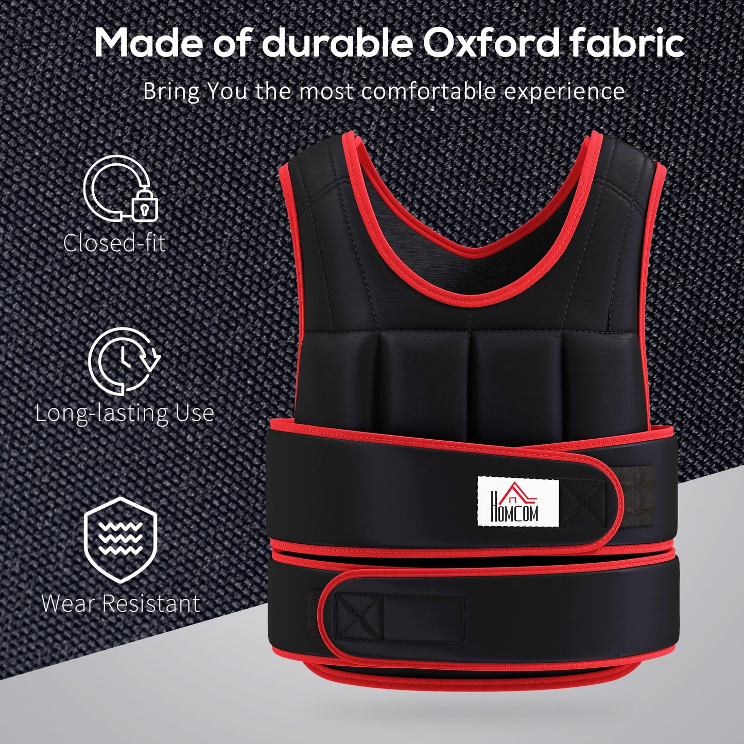 Adjustable Weight Training Vest - 10KG/15KG/20KG