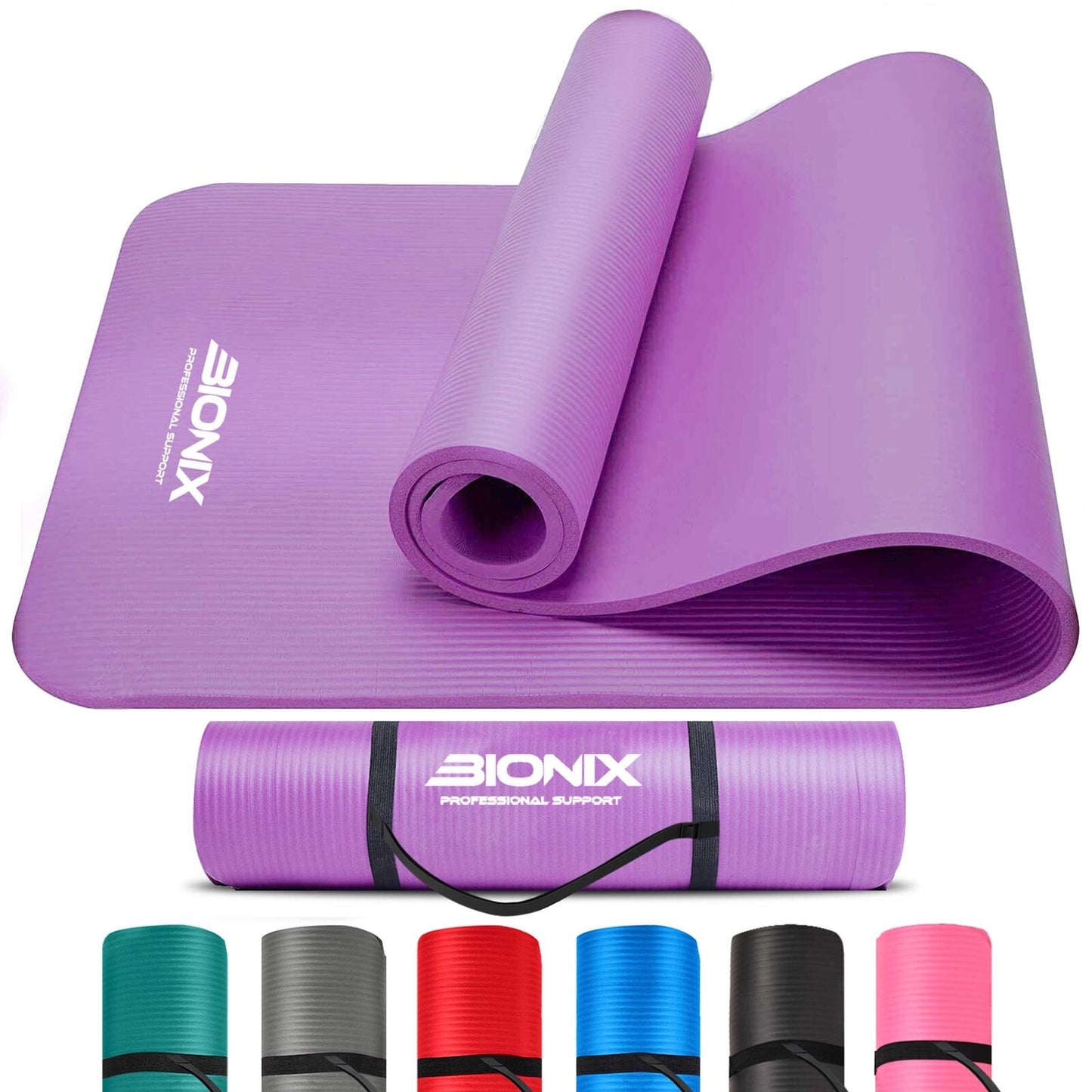 10MM Thick Yoga Mat 183CM X 60CM With Carry Strap