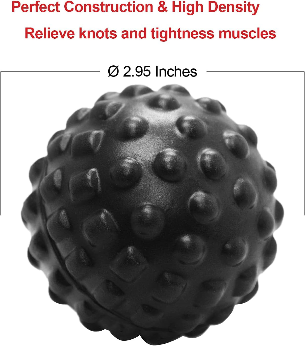 Trigger Point Massage Ball for Deep Tissue Massage, Fitness Muscle Massage Ball for Myofascial Release & Sport Relax (7.5 Cm)